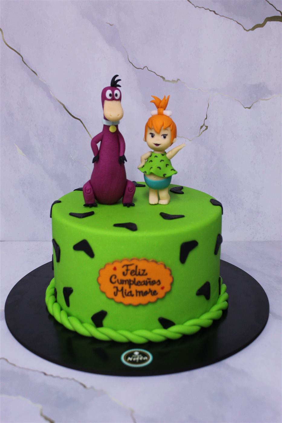 Torta temática de Los Picapiedras